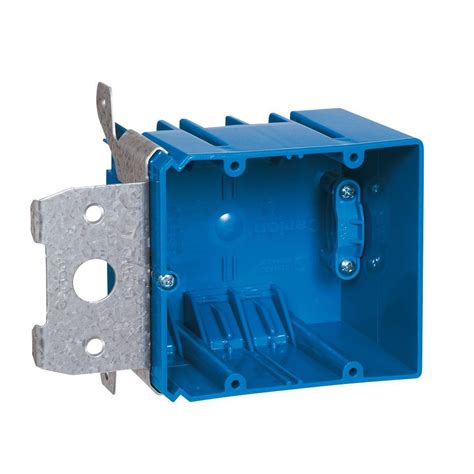 2 gang outlet electrical box home depot|2 gang metal outlet box.